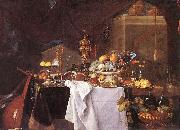 HEEM, Jan Davidsz. de A Table of Desserts g oil painting on canvas